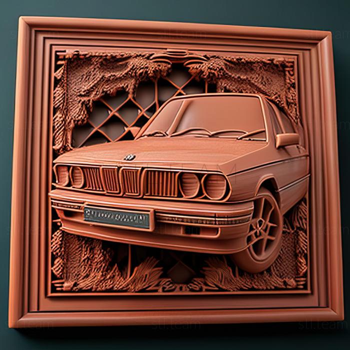 3D model BMW E34 (STL)